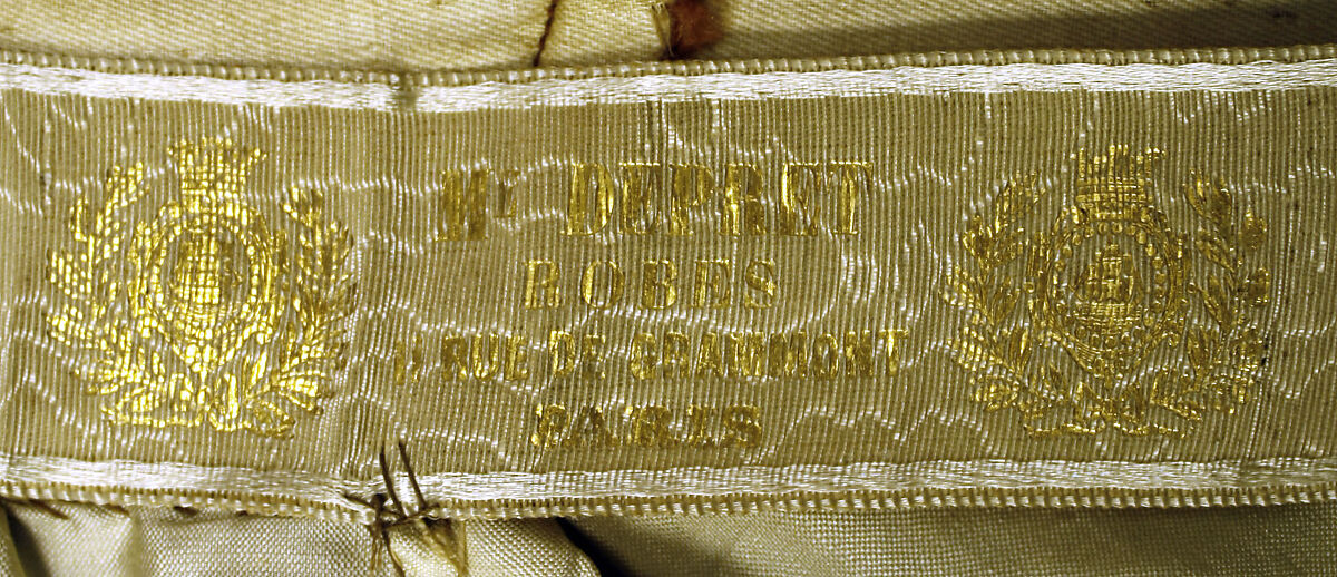 Dress, Depret (French), silk, French