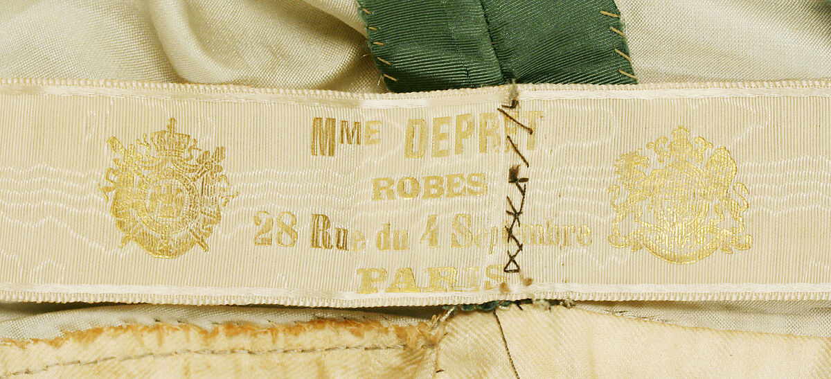 Dress, Depret (French), silk, French