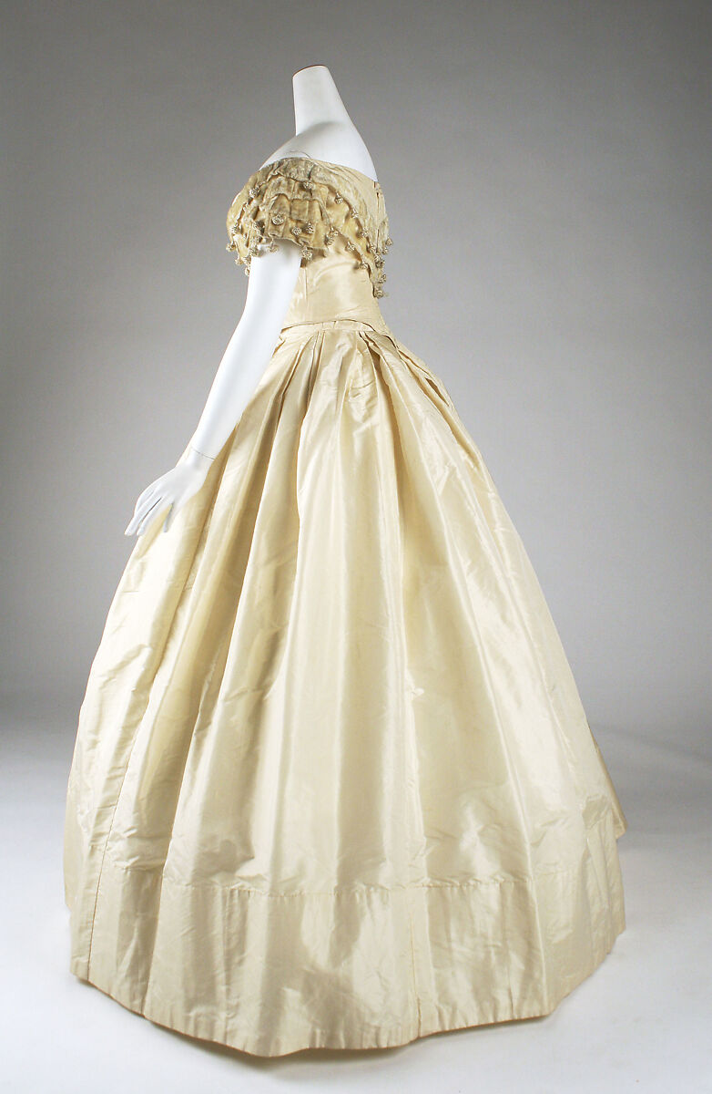 Dress, silk, American