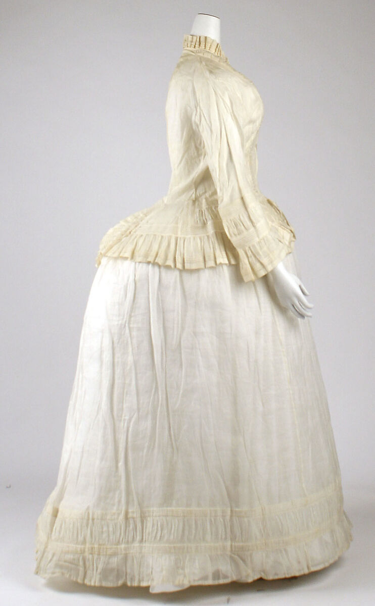 Morning dress, [no medium available], American 