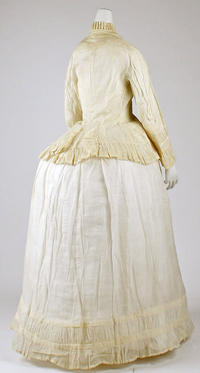 Morning dress, [no medium available], American