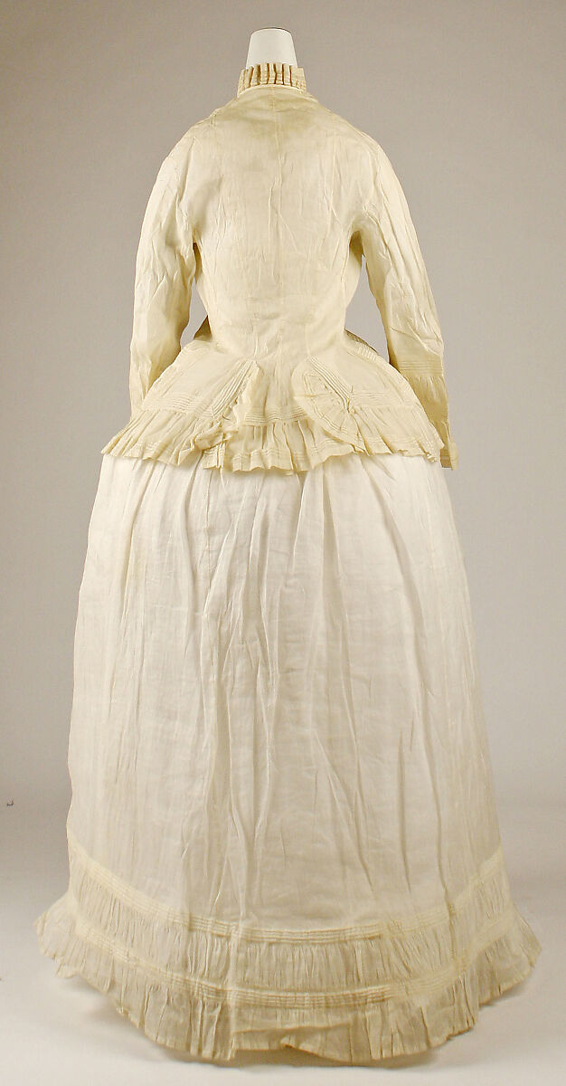 Morning dress, [no medium available], American