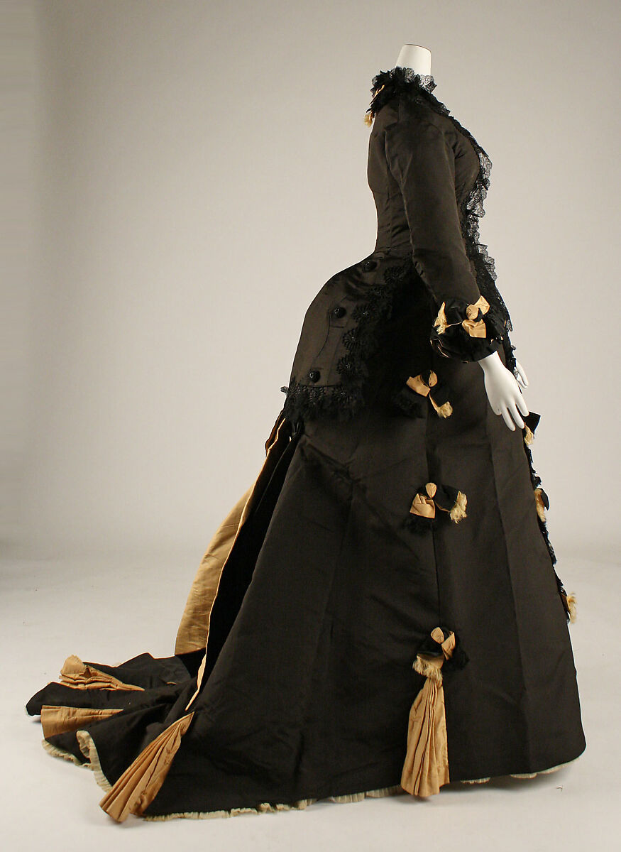 Afternoon dress, A. Corbay (French), silk, French