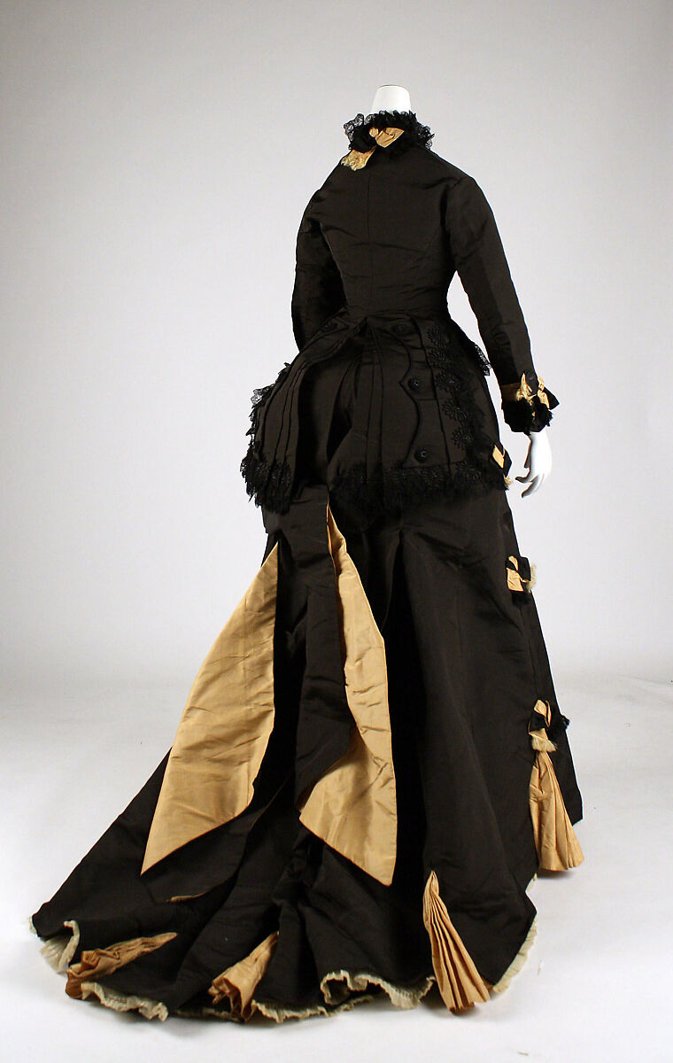 Afternoon dress, A. Corbay (French), silk, French
