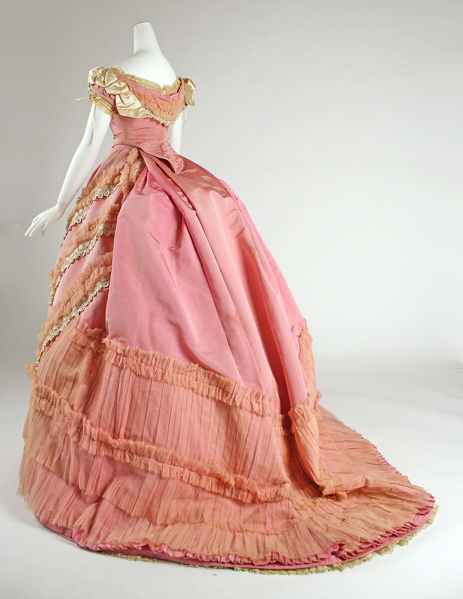Ball gown, silk, French