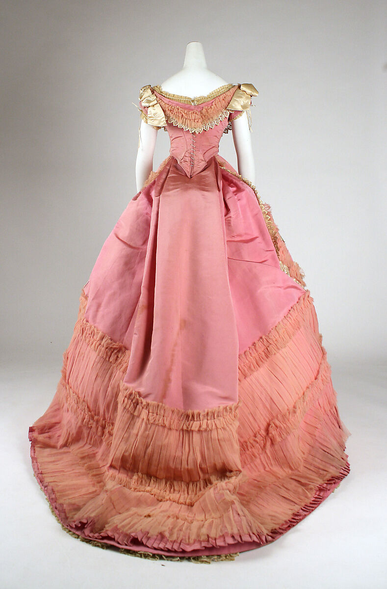 Ball gown, silk, French