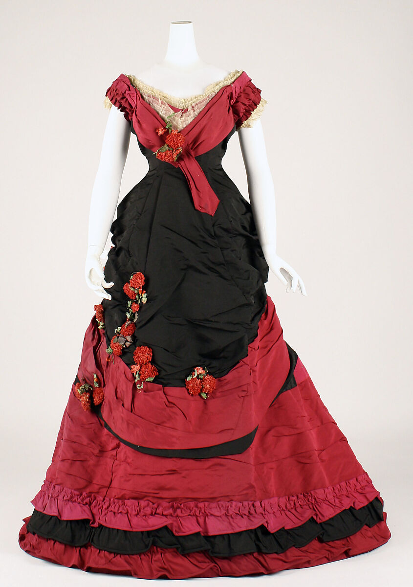 1870s Evening Dress