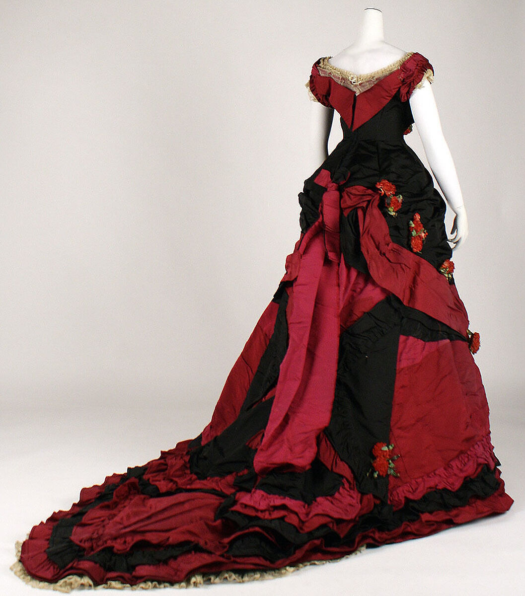 Ball gown, Madame Elise, silk, British