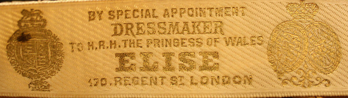 Ball gown, Madame Elise, silk, British