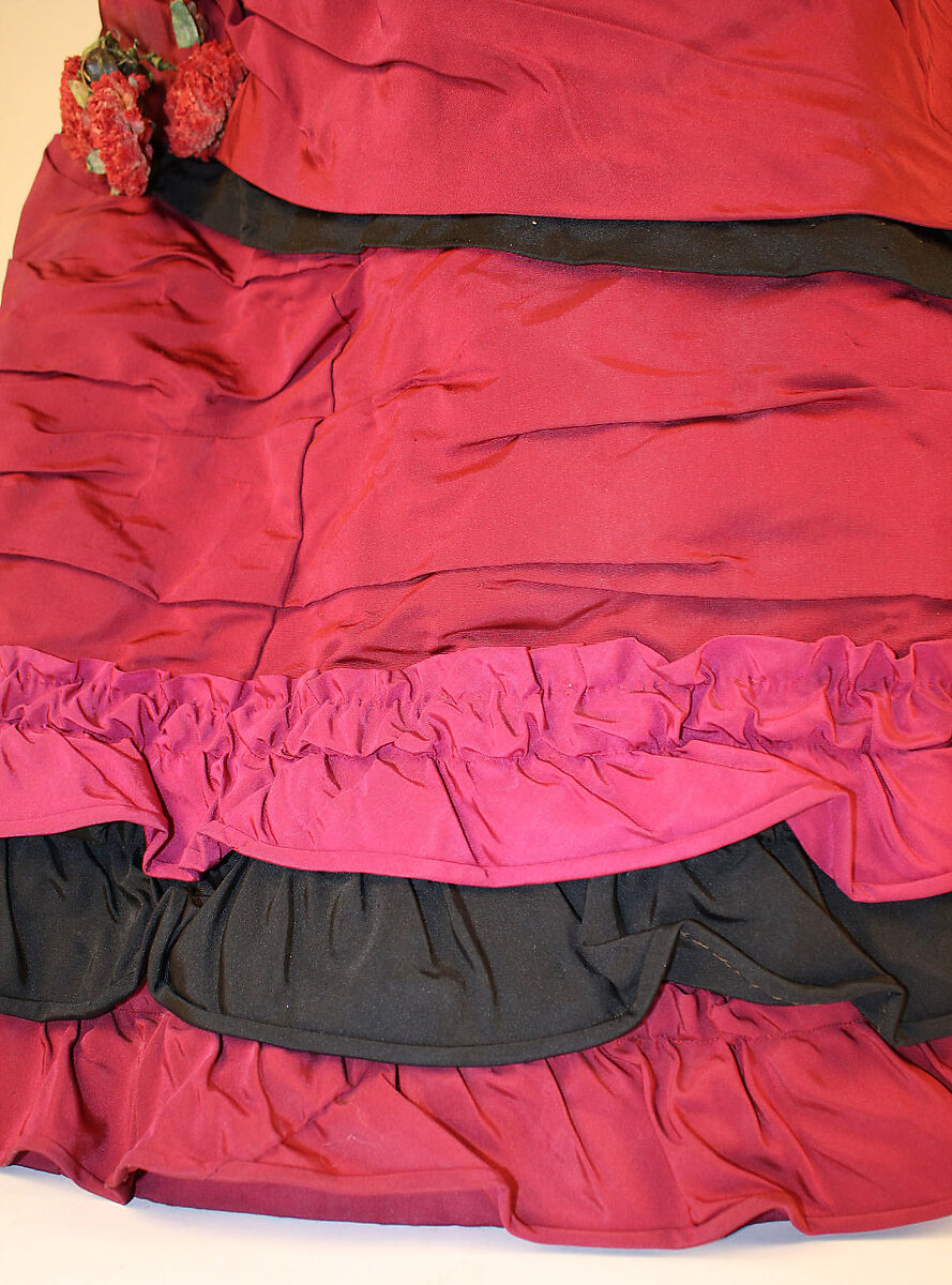 Ball gown, Madame Elise, silk, British