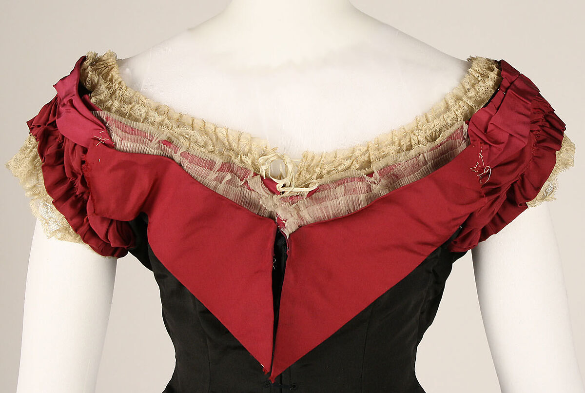 Ball gown, Madame Elise, silk, British