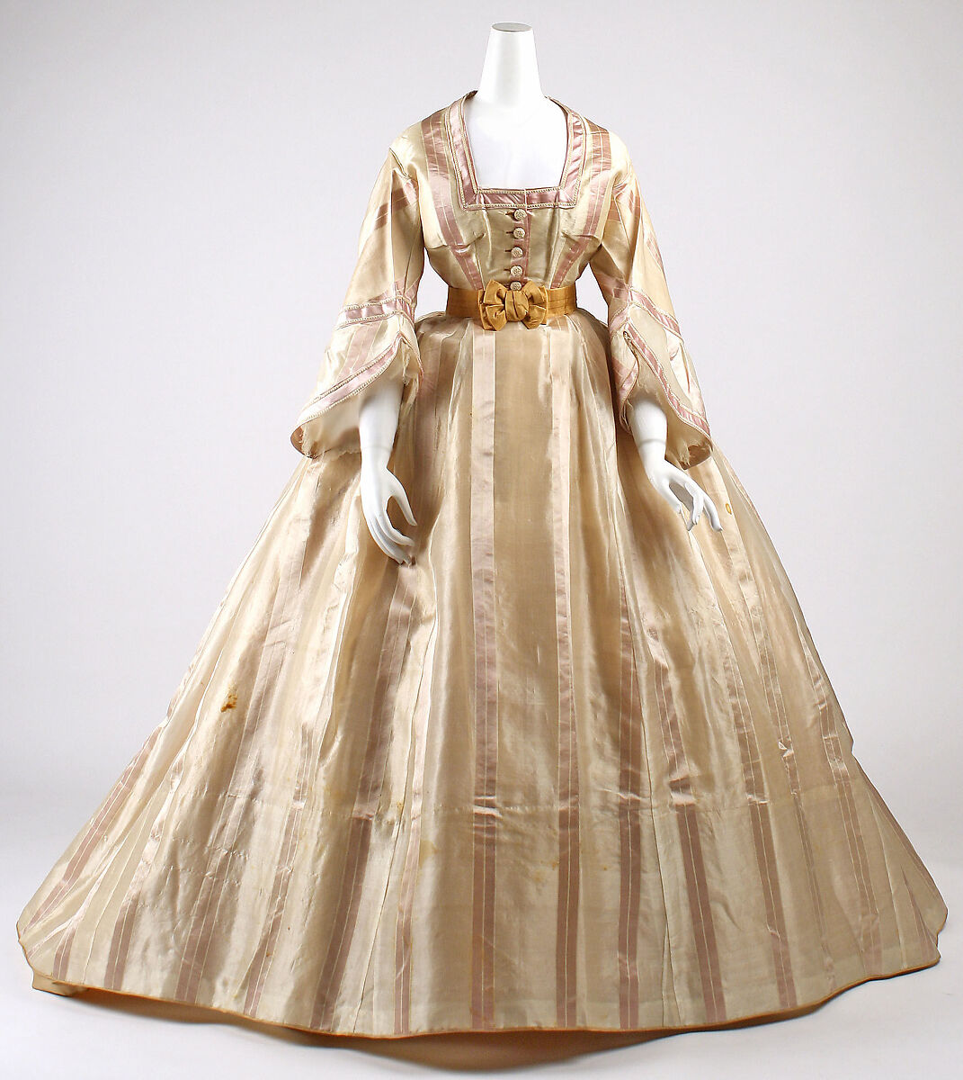 Dress, silk, French