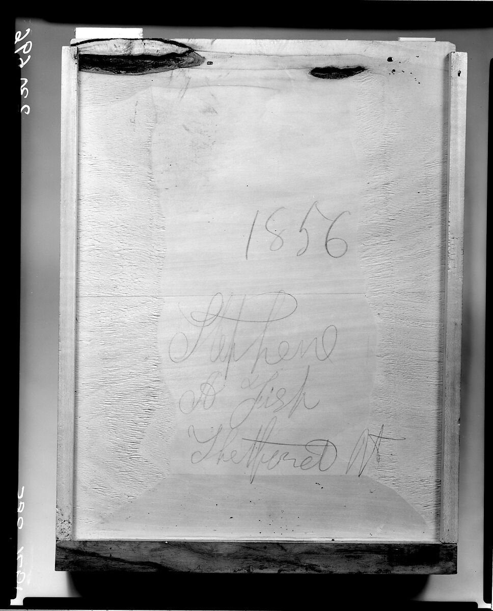 Commode, Stephen A. Fish, Butternut, white wood, maple, American