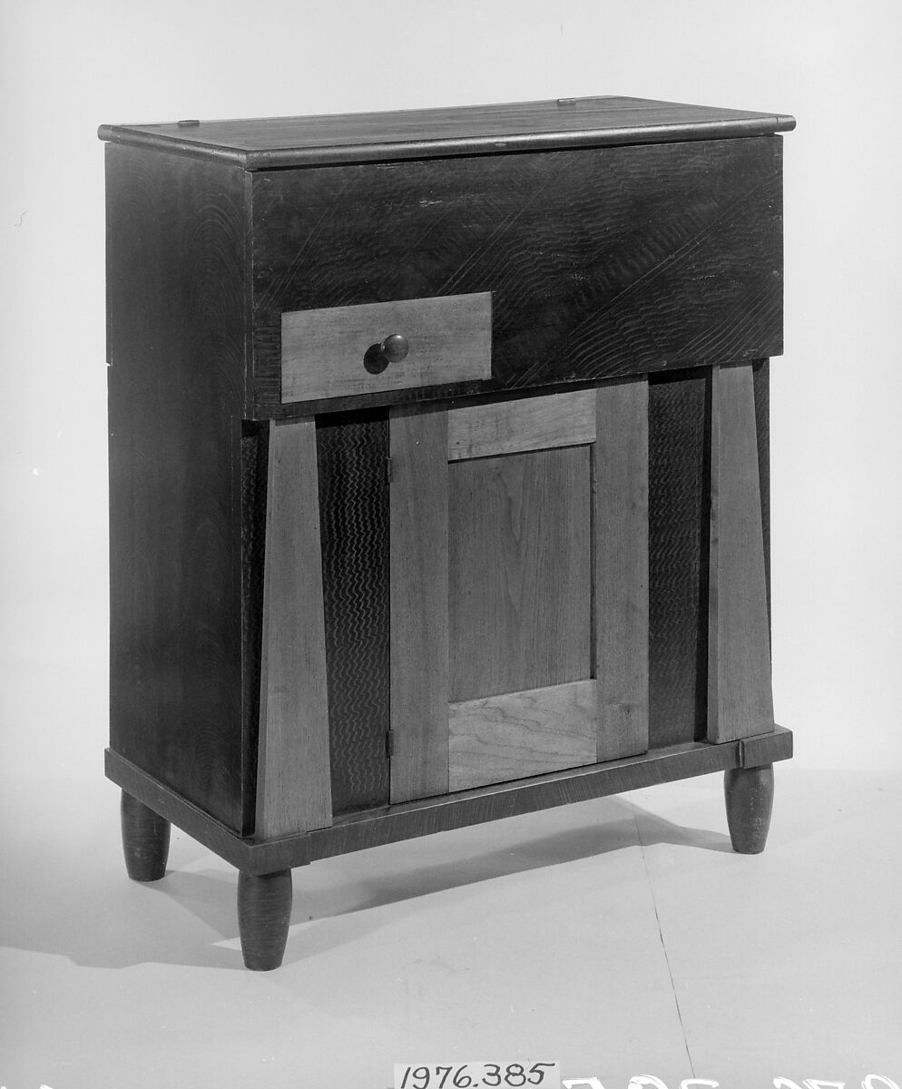 Commode, Stephen A. Fish, Butternut, white wood, maple, American 