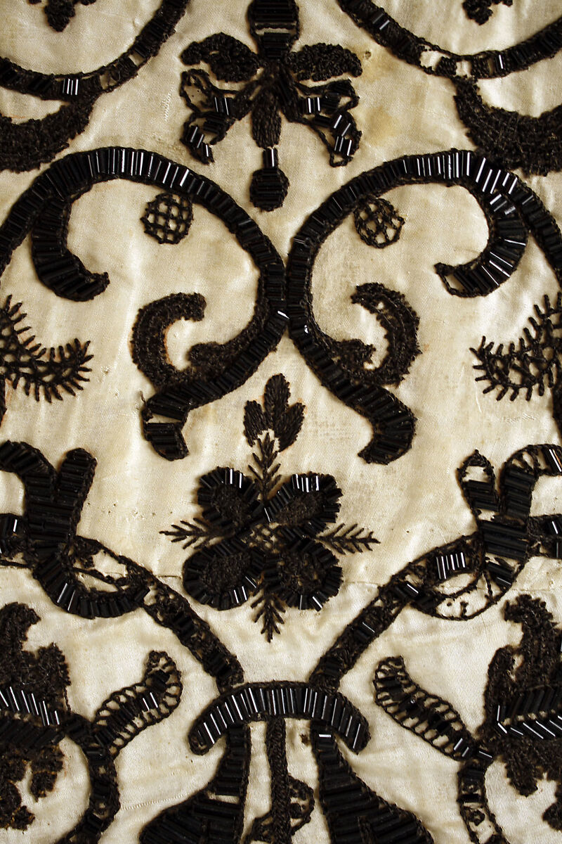 Stomacher, silk, Italian