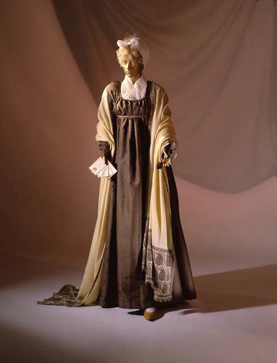 Dress, silk, American 