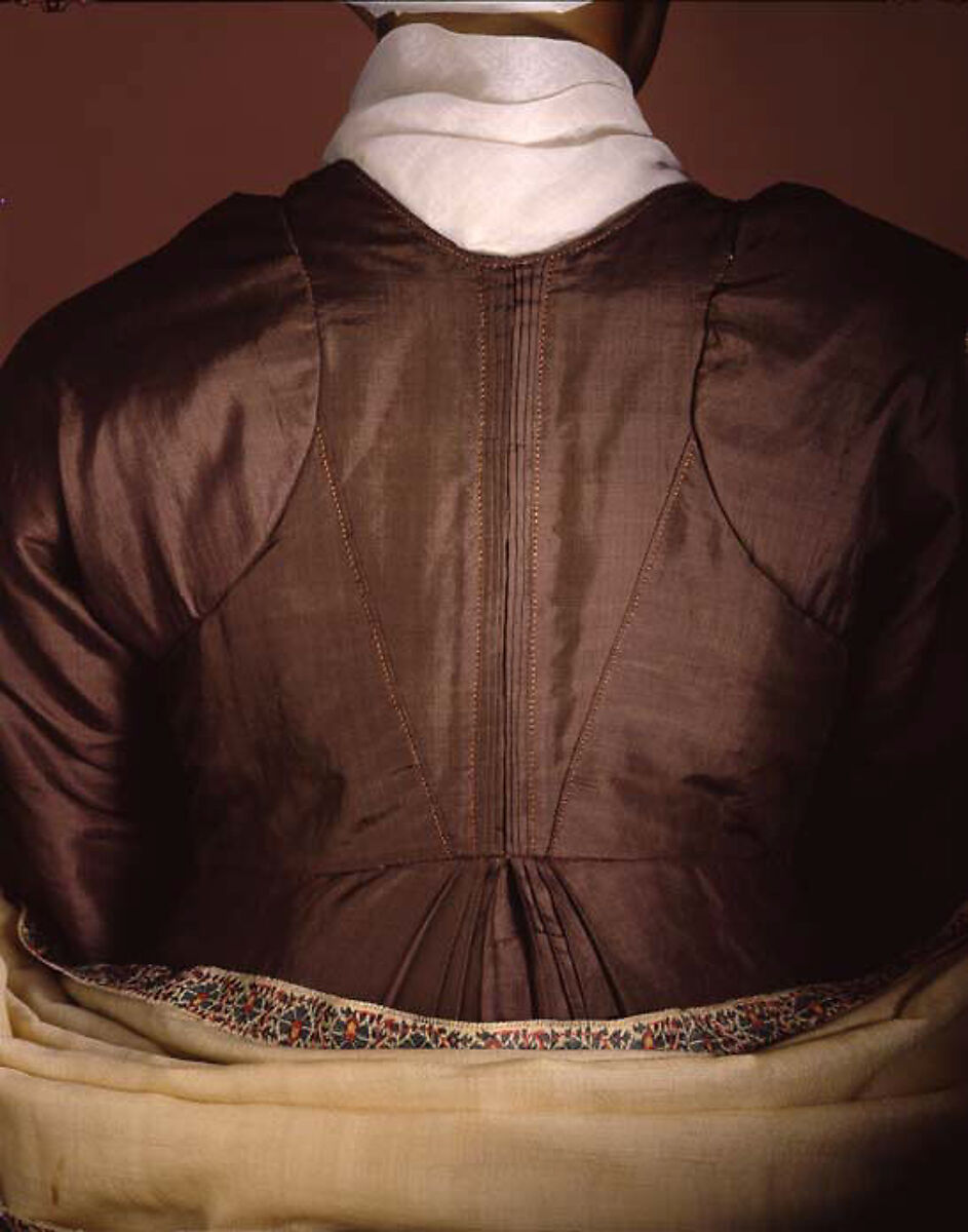 Dress, silk, American