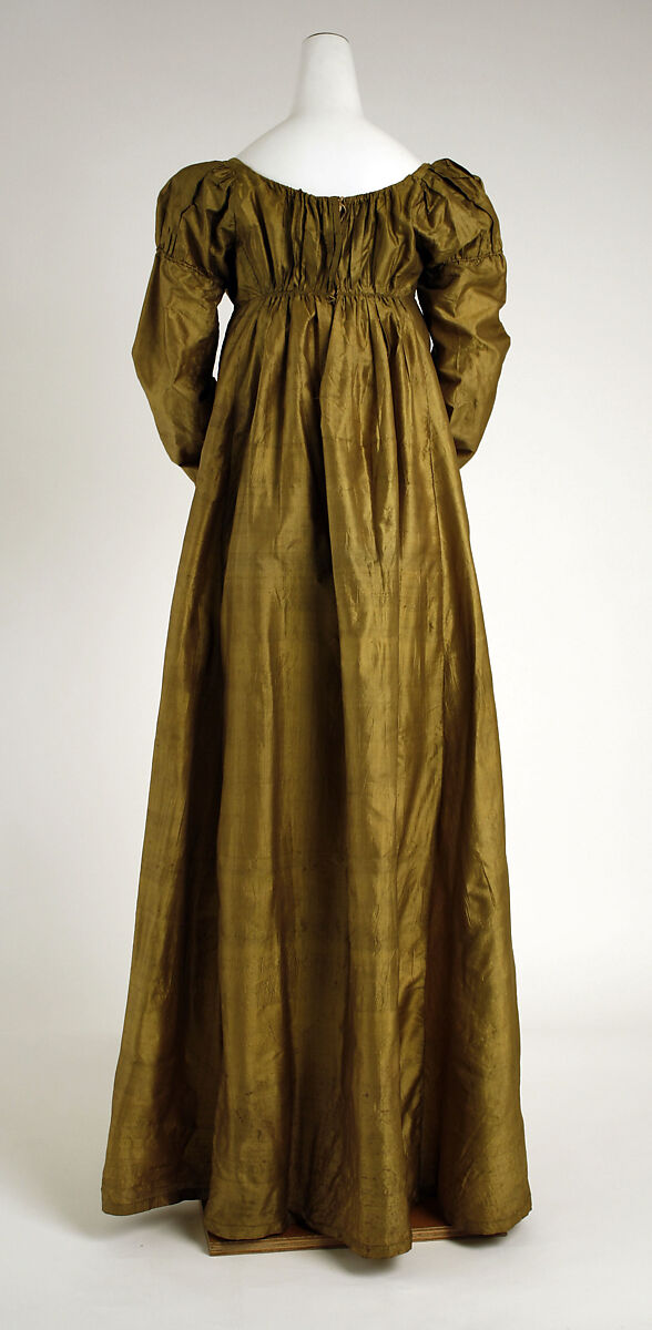 Dress, silk, American