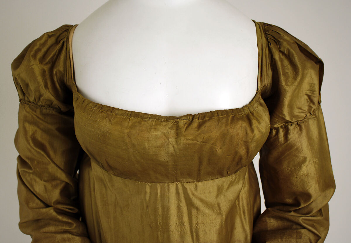 Dress, silk, American