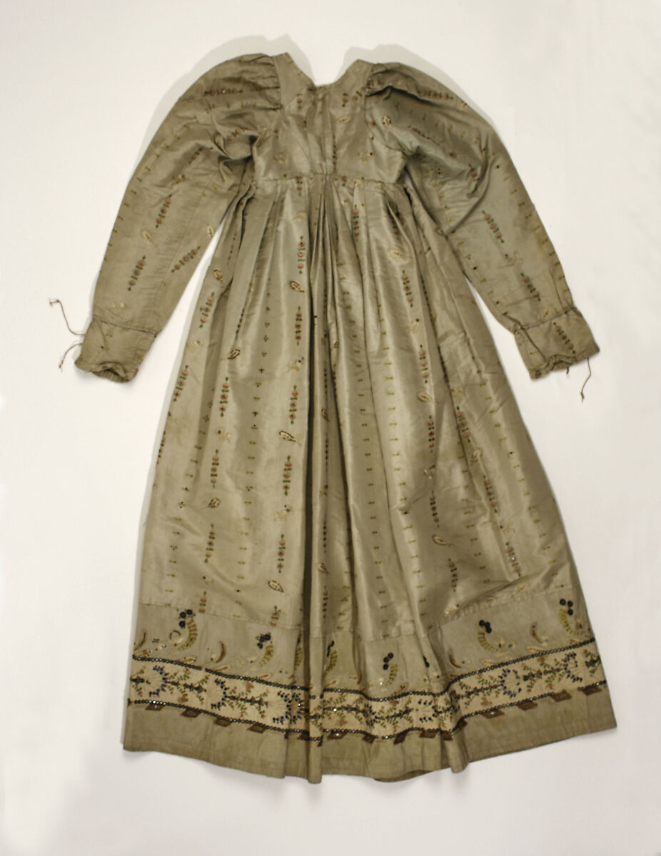 Dress, silk, European