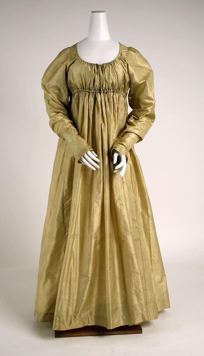 Morning dress, silk, American 