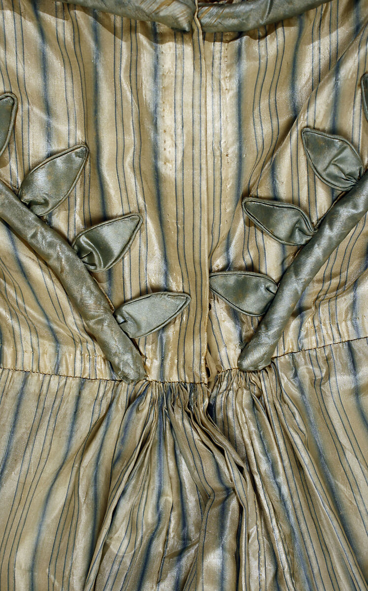 Dress, silk, British