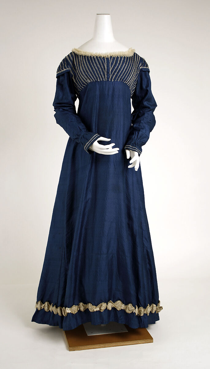 Dress, silk, European 