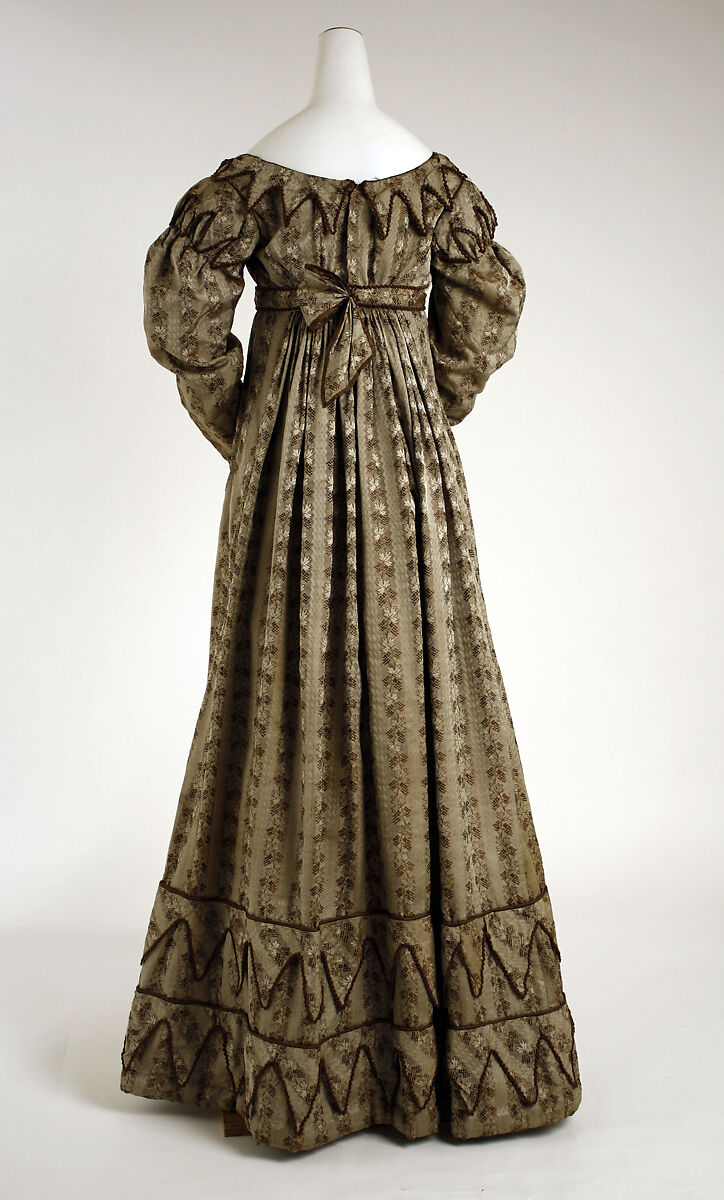 Dress, silk, European