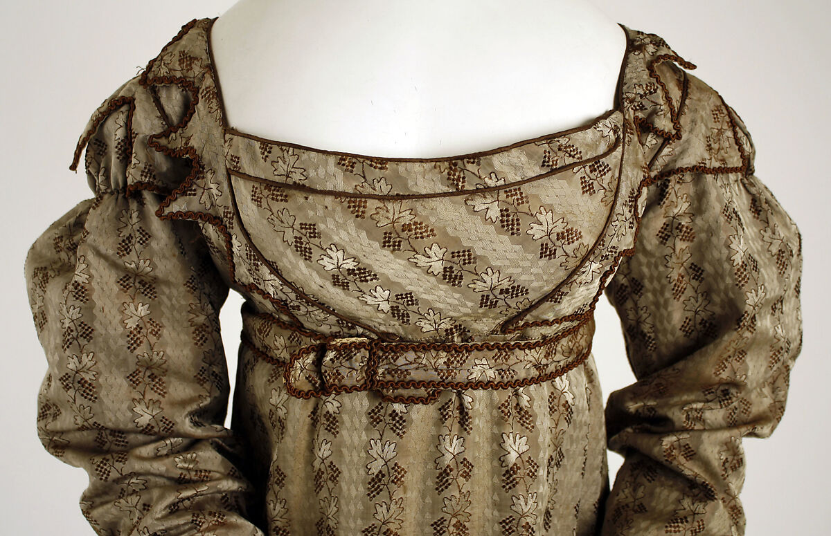 Dress, silk, European