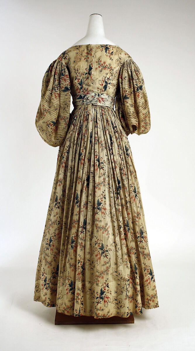 Dress, cotton, American