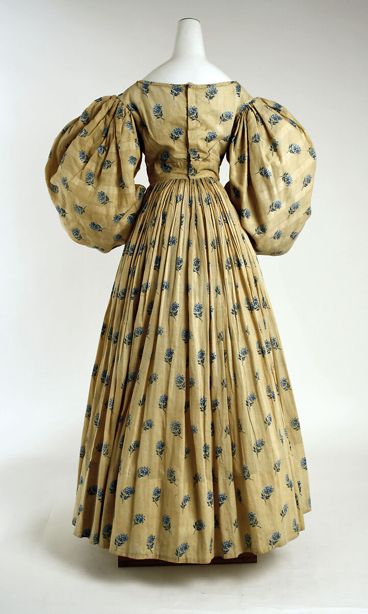 Dress, cotton, British