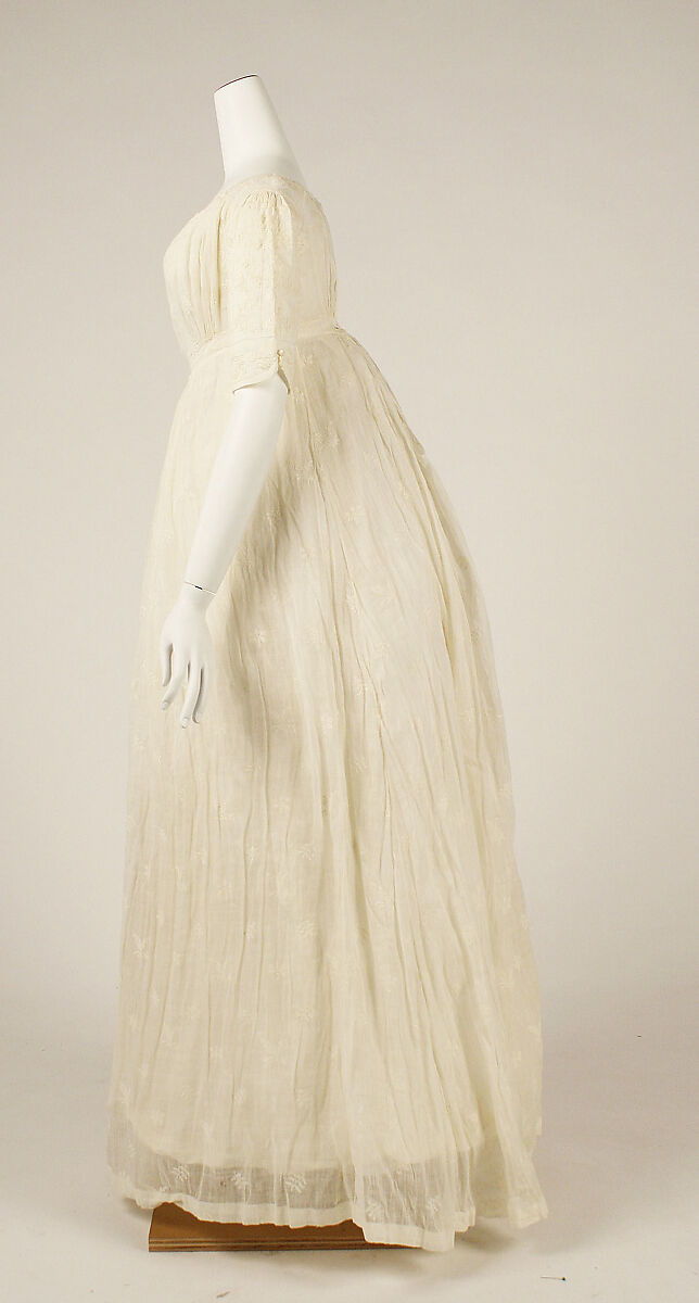 Dress, cotton, probably American