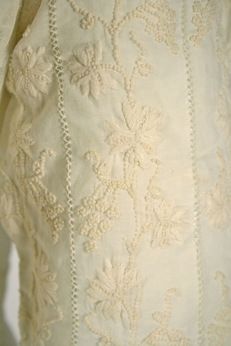 Dress, cotton, probably American