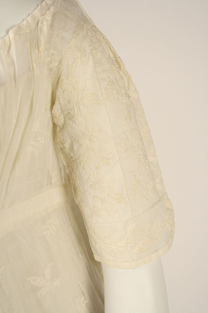 Dress, cotton, probably American