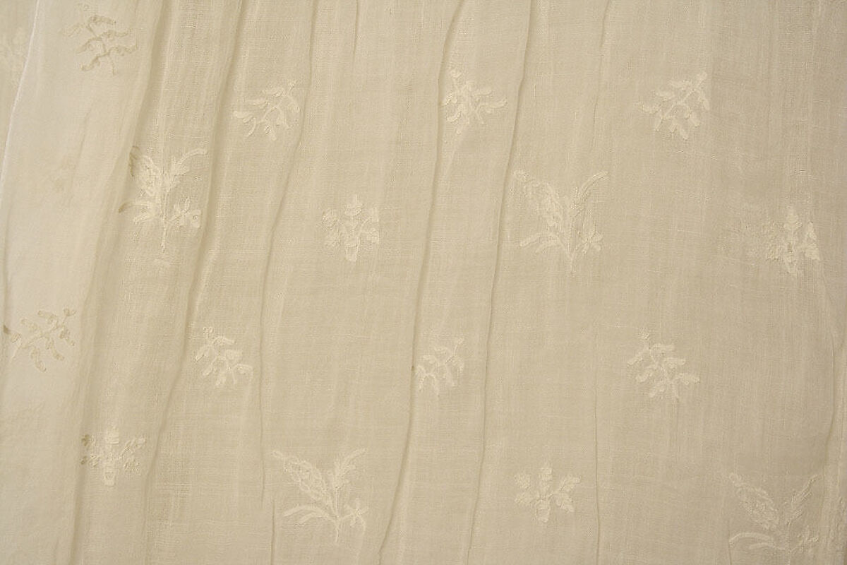 Dress, cotton, probably American