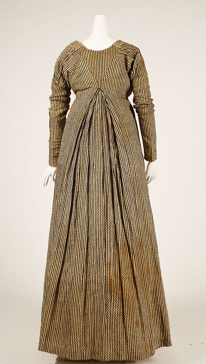 Dress, cotton, probably American