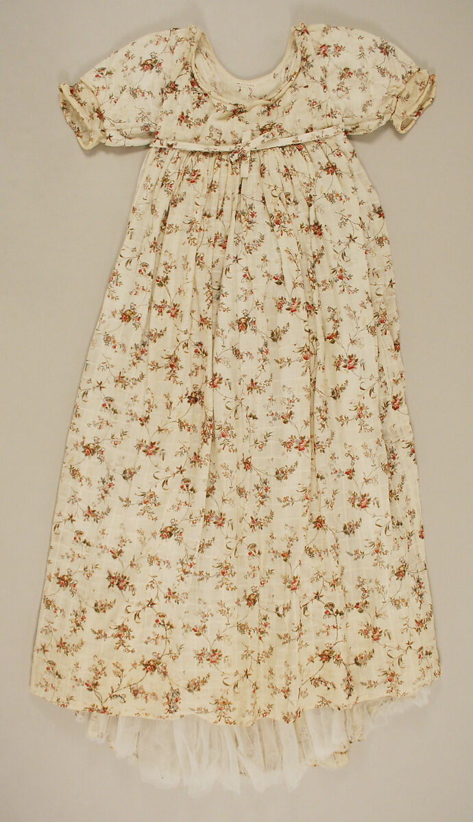 Dress, cotton, British 