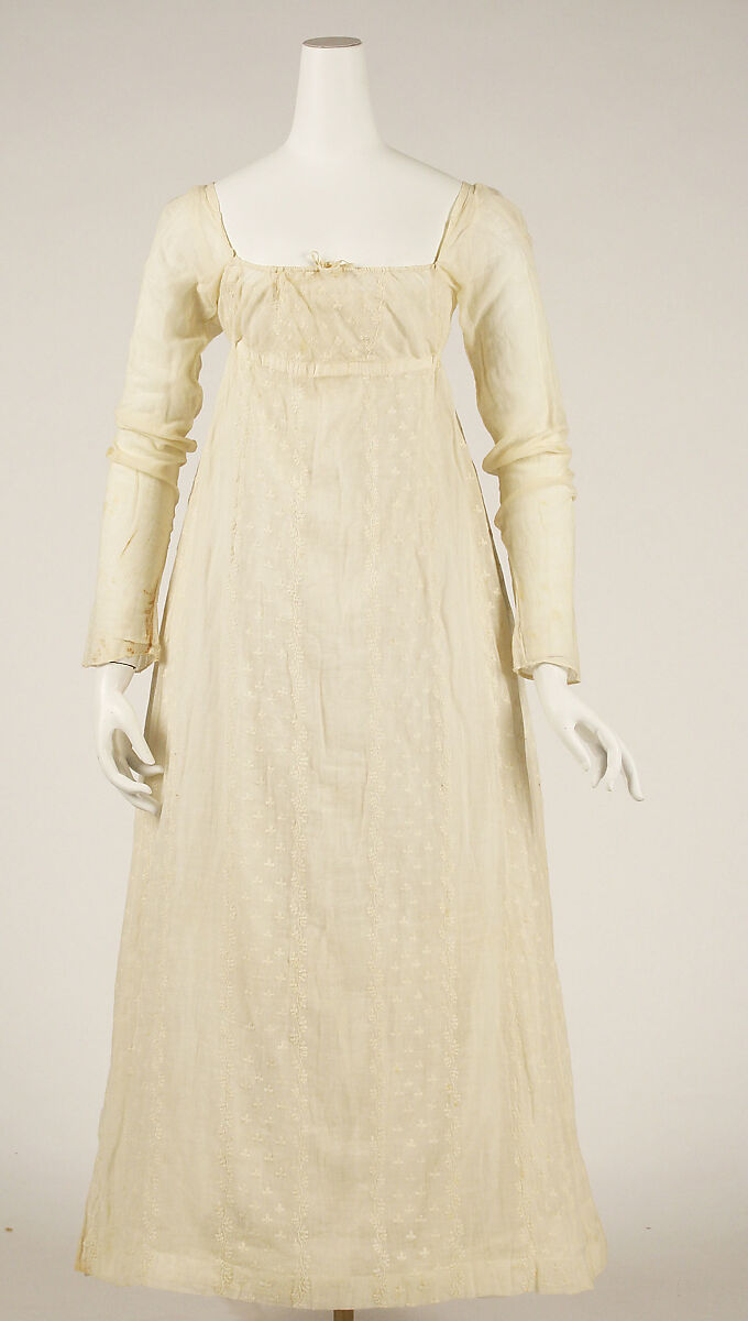 Dress, cotton, British 