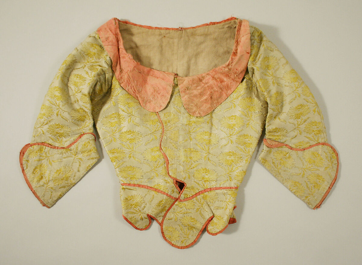 Bodice, silk, Spanish 