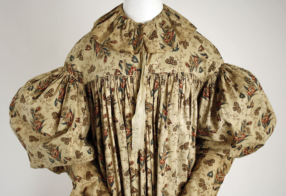 Smock, cotton, probably American