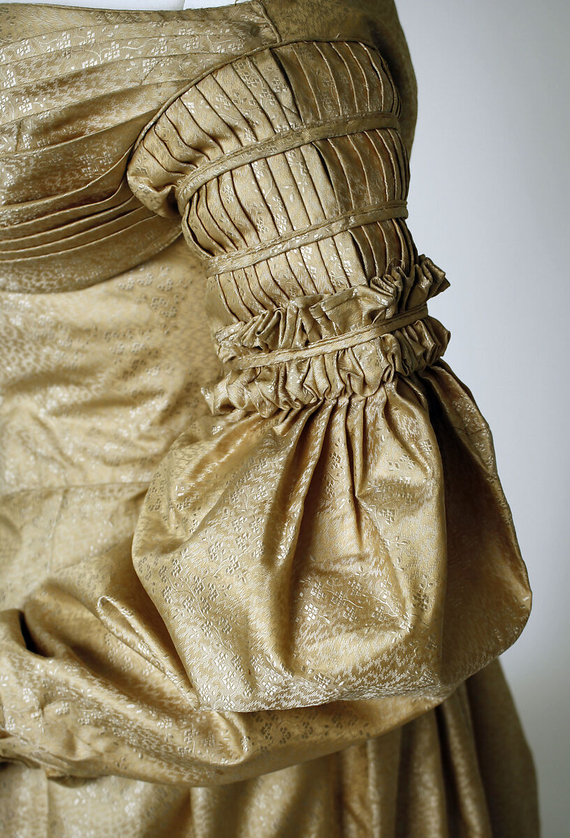 Dress, silk, probably American