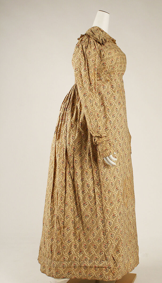Dress, cotton, British