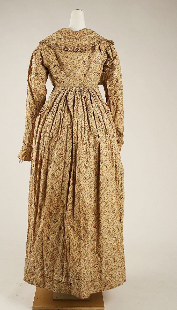 Dress, cotton, British
