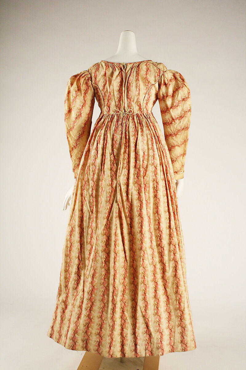 Dress, cotton, American