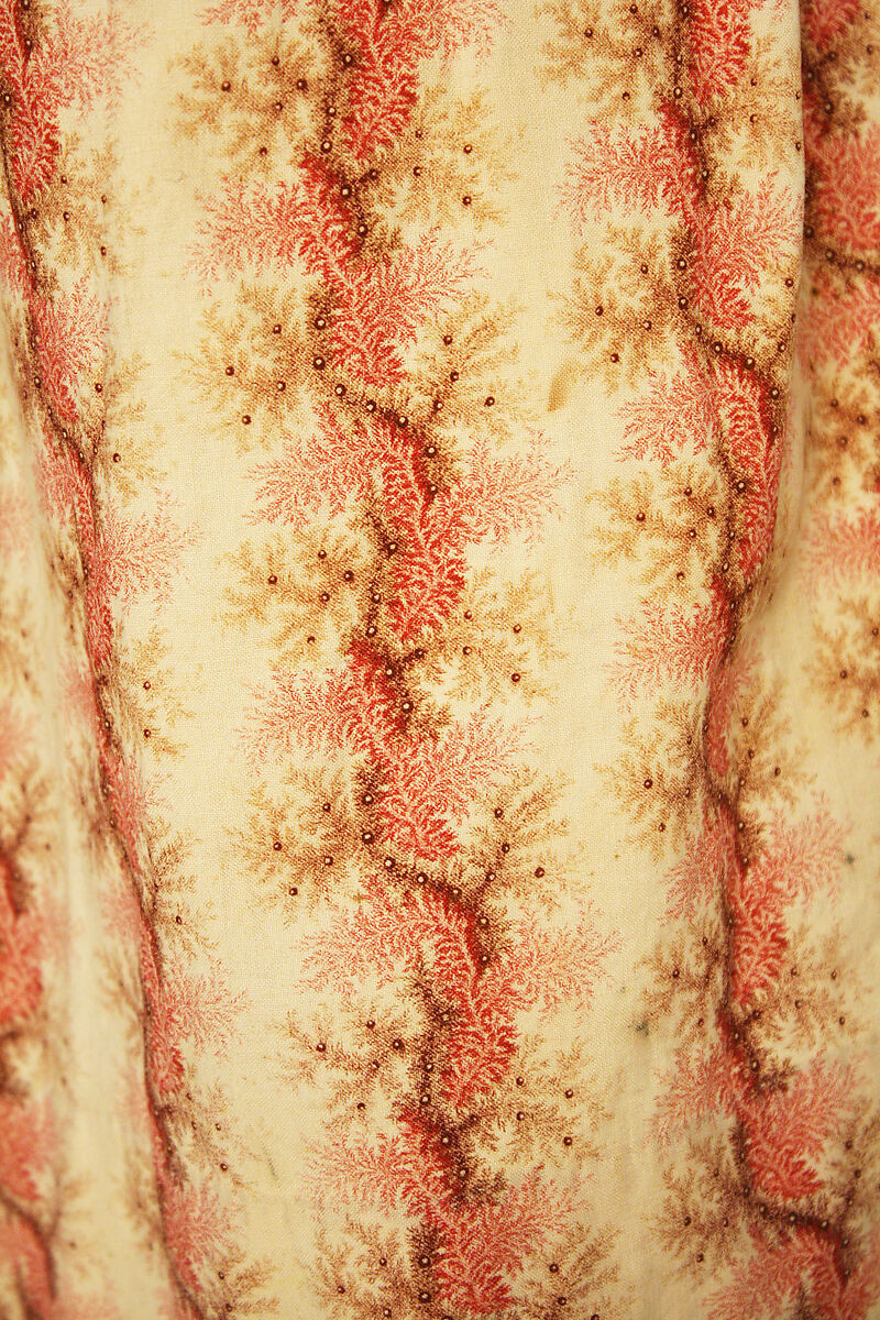 Dress, cotton, American