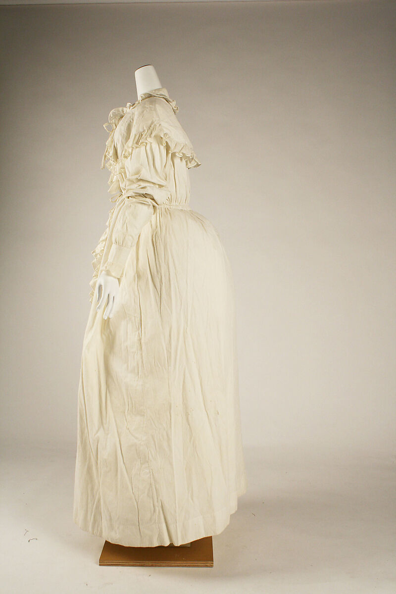 Peignoir, cotton, British