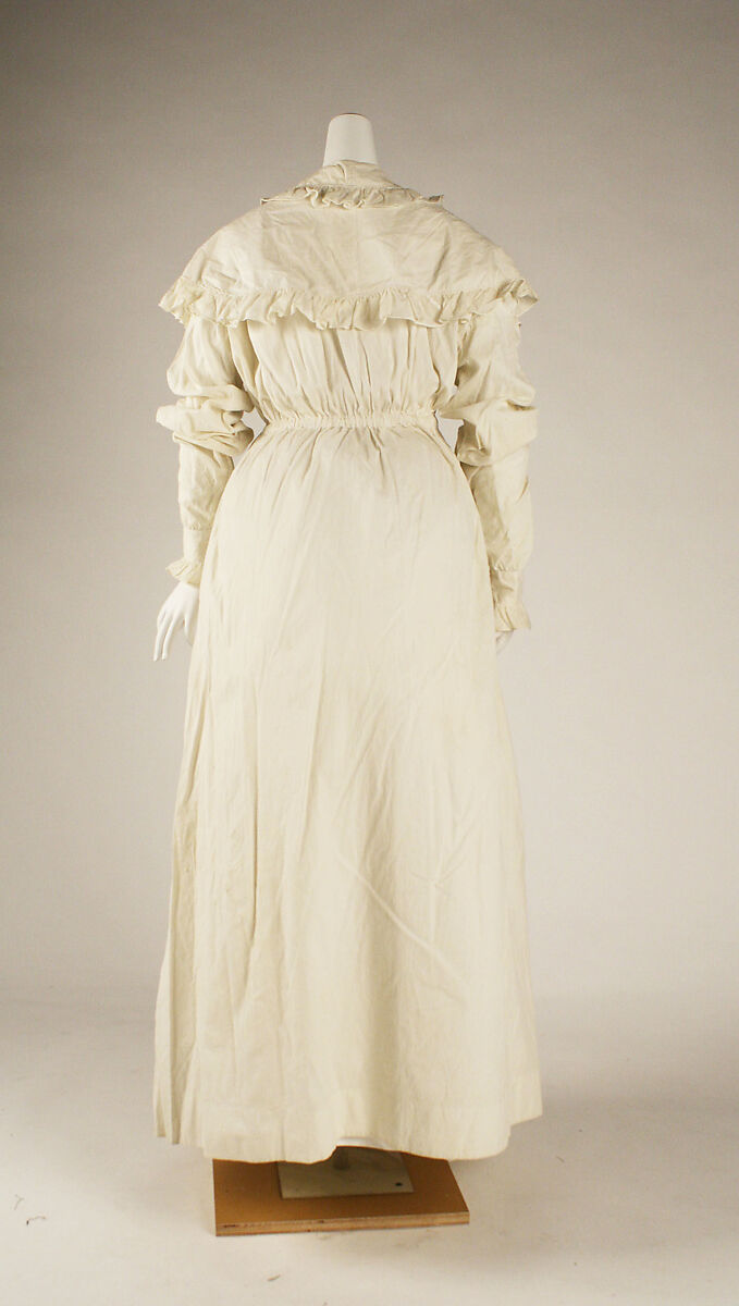 Peignoir, cotton, British