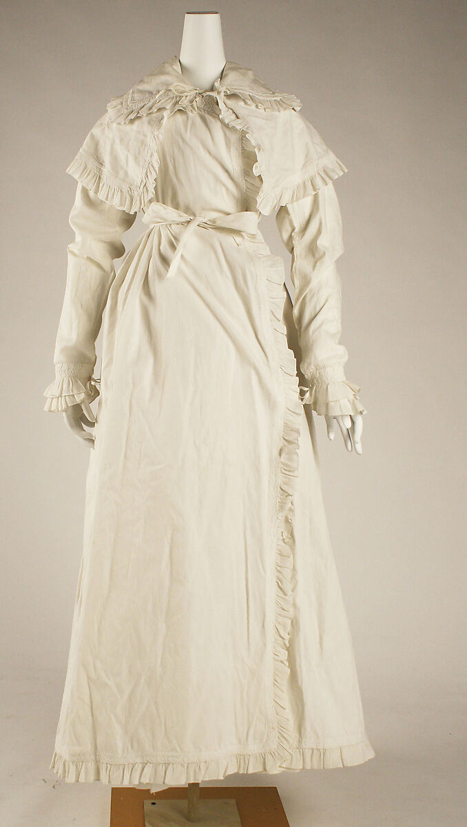 Robe, cotton, British 