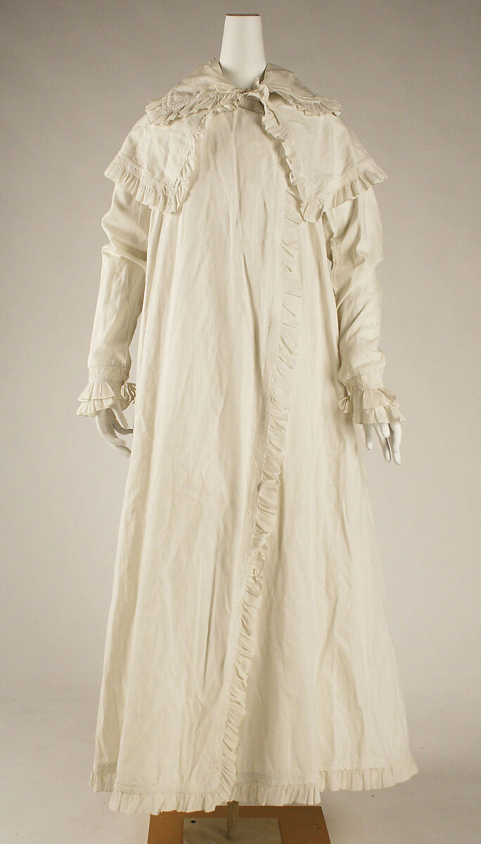 Robe, cotton, British