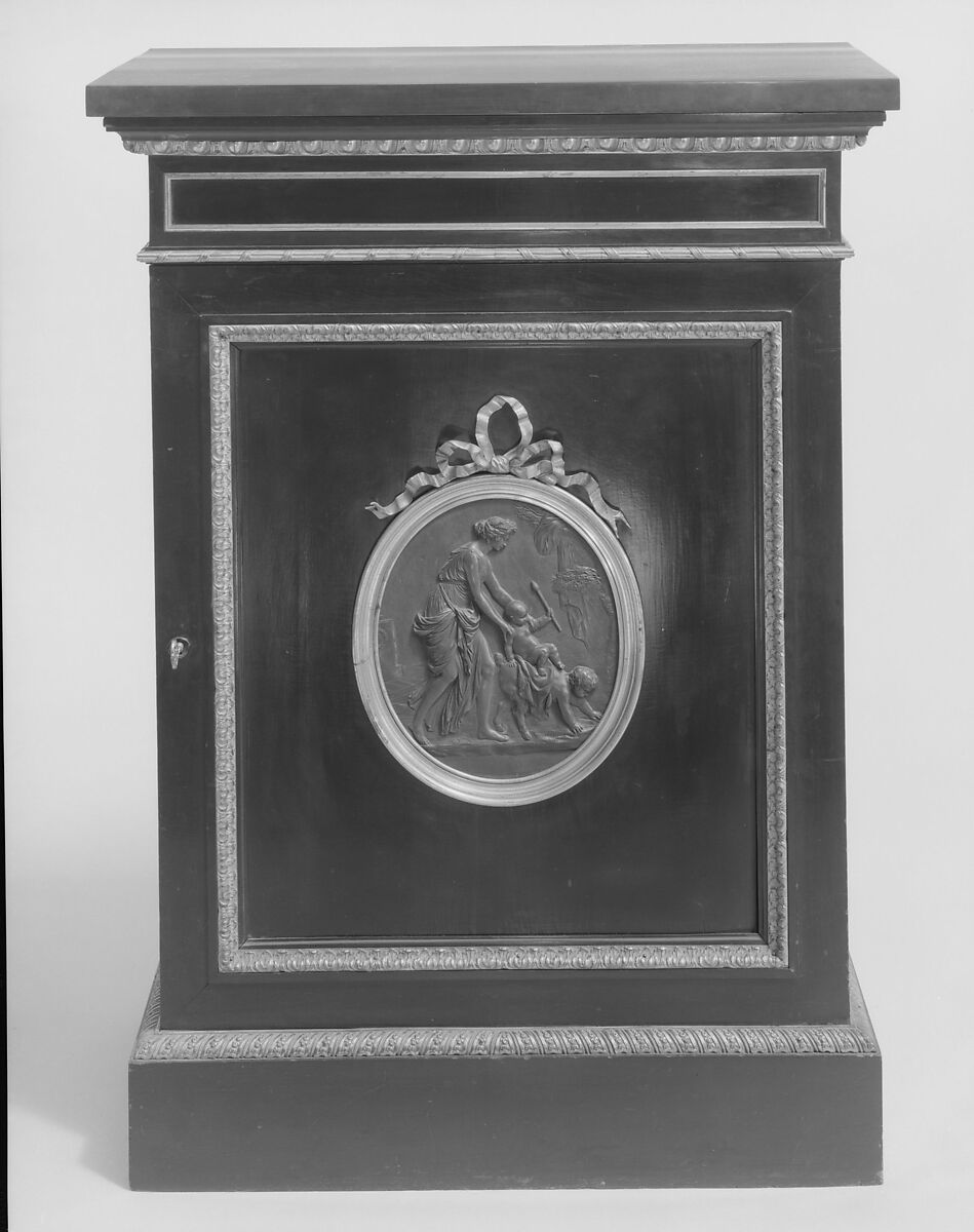 Cabinet, Léon Marcotte (1824–1887), Oak, poplar, pearwood or applewood veneer, American 